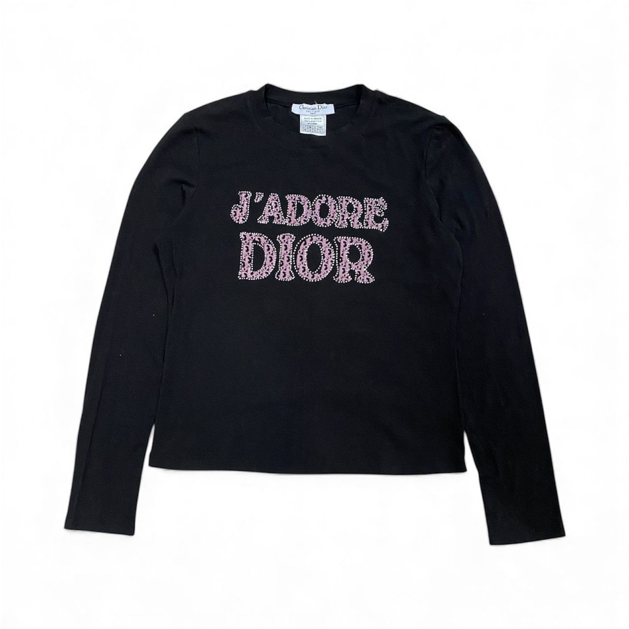 Dior Christian Dior J’ADORE monogram longslevve tshirt Size XL / US 12-14 / IT 48-50 - 1 Thumbnail