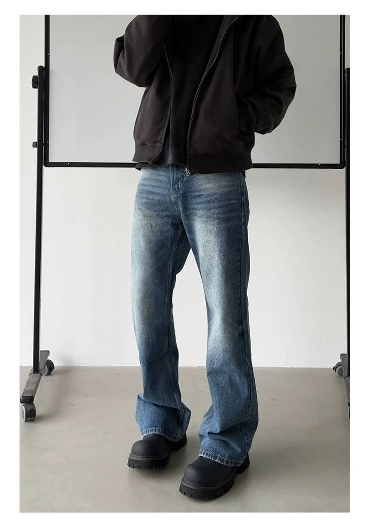Jean × Vintage washed faded cleanfit yuppie y2k retro loose jeans Size US 32 / EU 48 - 3 Thumbnail