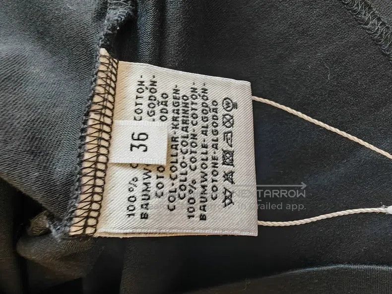 Hermes Hermes Women's Black Printed Short Sleeve T-Shirt Size XS / US 0-2 / IT 36-38 - 5 Thumbnail
