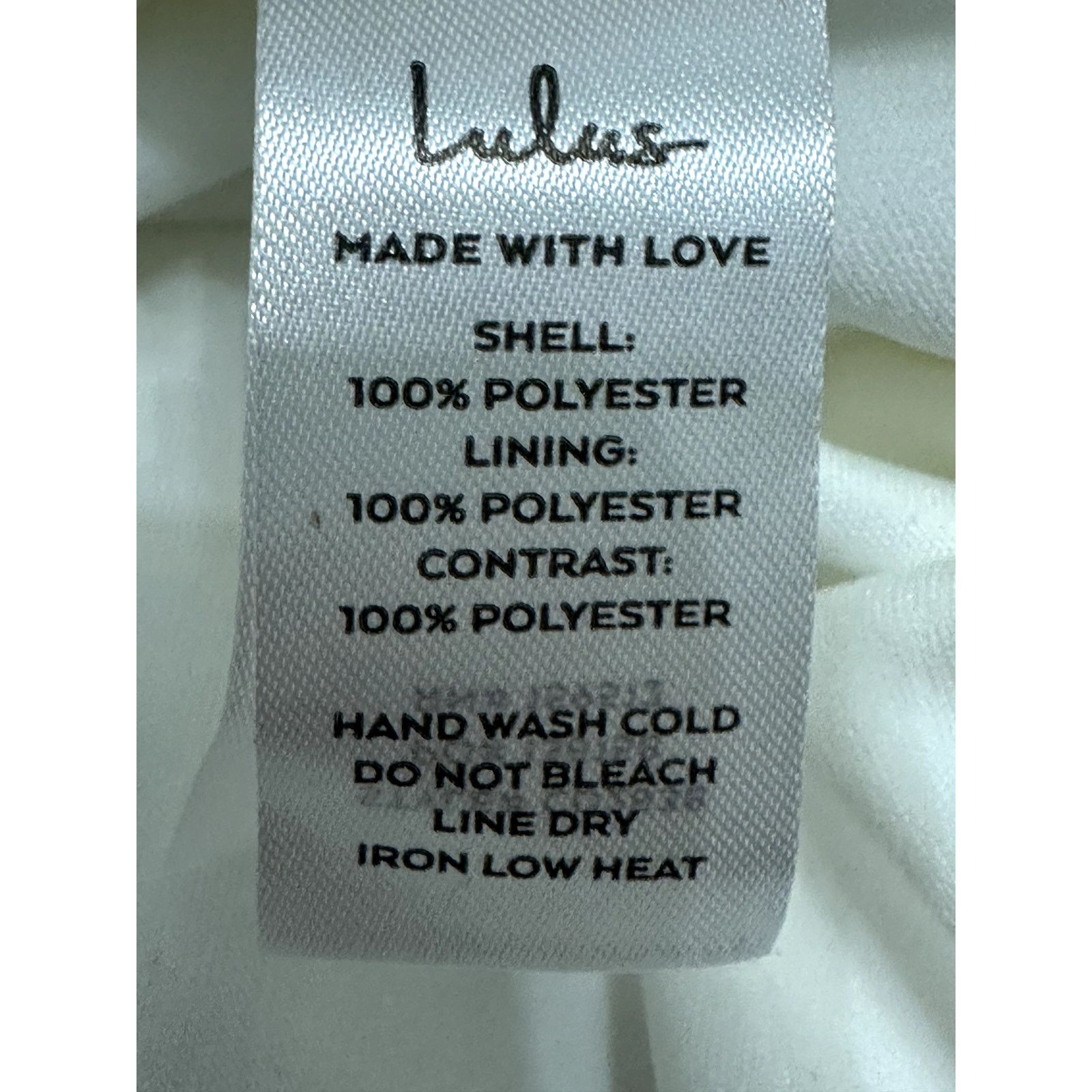Other Lulus Mesh Midi Dress Swiss Dot Tie Straps Zipper White XS Size XS / US 0-2 / IT 36-38 - 9 Thumbnail