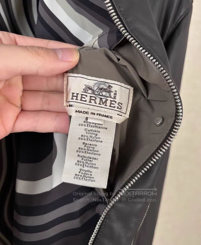 Hermes Hermes Men's Double-Sided Calfskin Jacket Size US M / EU 48-50 / 2 - 4 Thumbnail