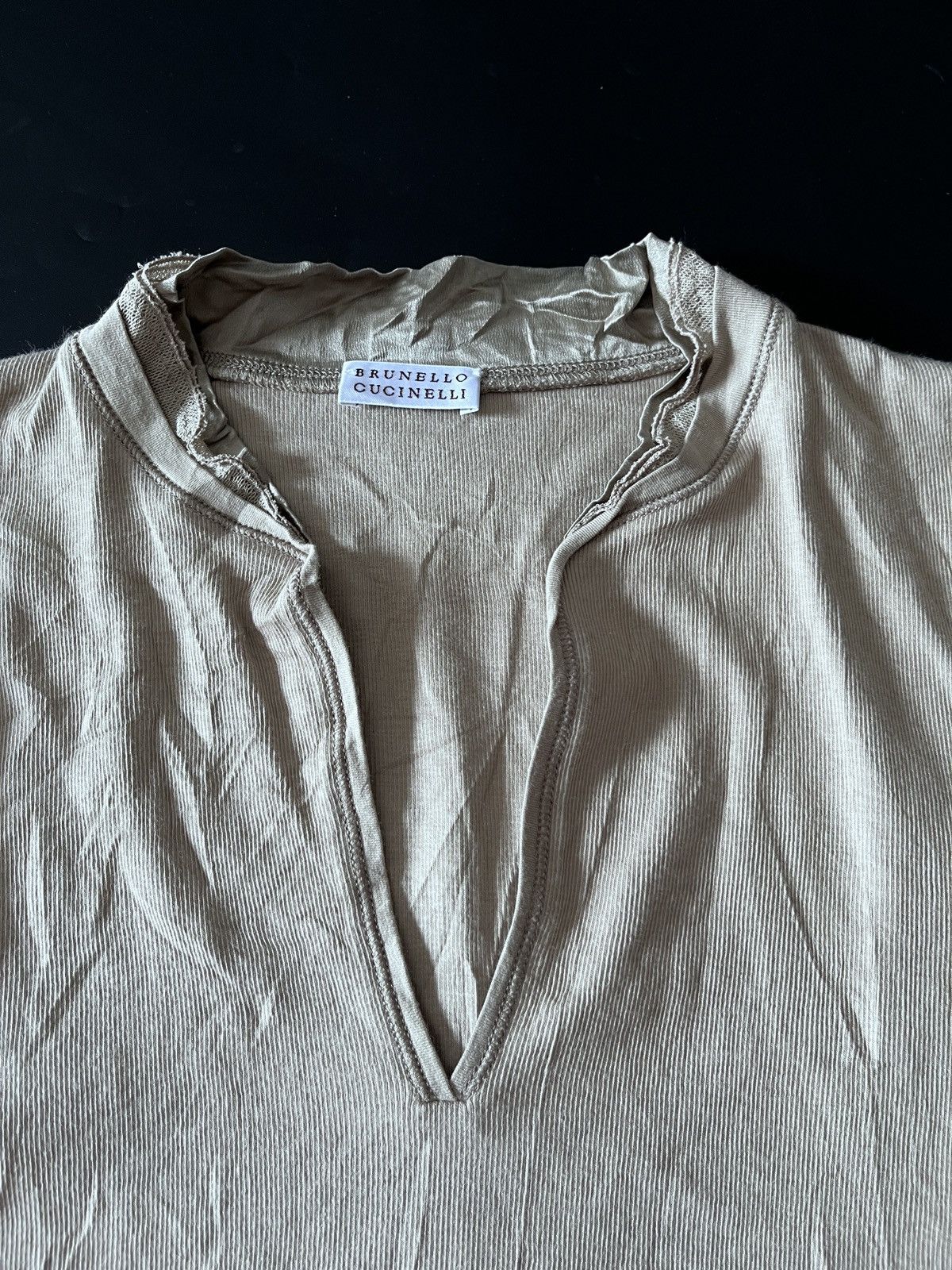 Brunello Cucinelli Vintage BRUNELLO CUCINELLI simple tee Size US S / EU 44-46 / 1 - 3 Thumbnail