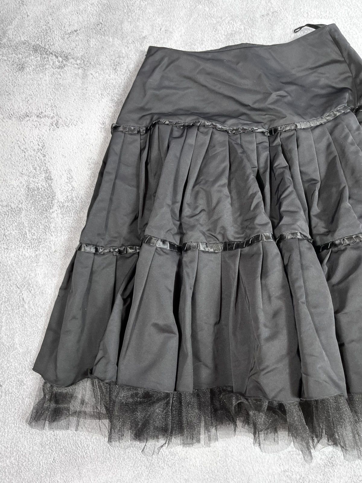 Vintage Vintage mesh lush midi skirt opium style avant garde Size 27" / US 4 / IT 40 - 5 Thumbnail