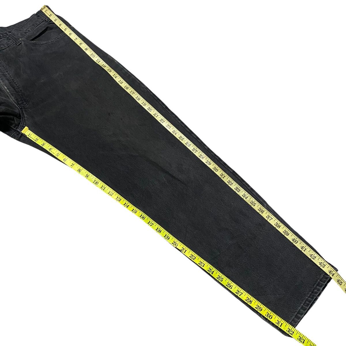 Levi's Vintage Levis 550 Black Loose Skater Jeans Size US 38 / EU 54 - 20 Thumbnail