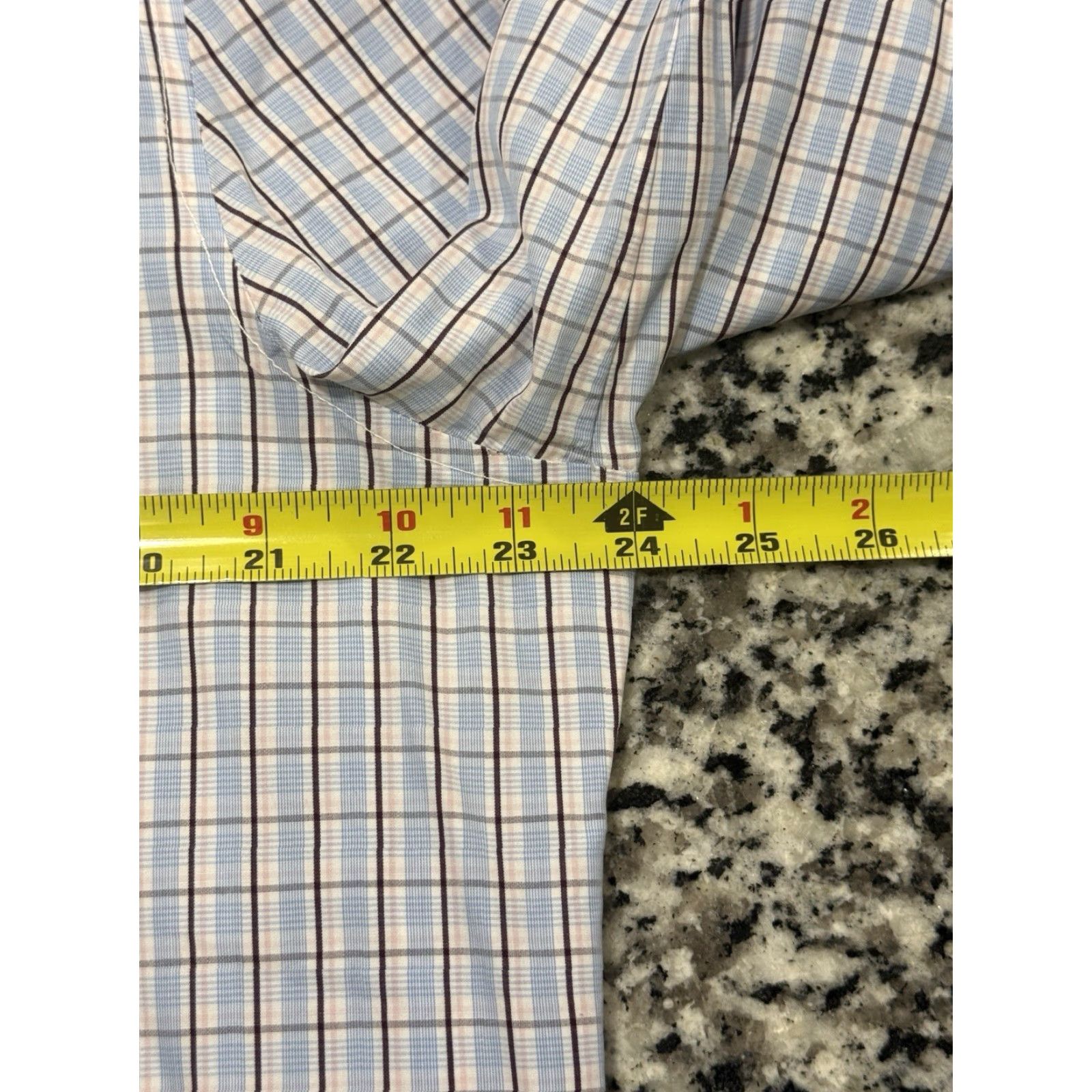 Kiton Kiton Button Up Plaid Check Long Sleeve Cotton Shirt XL Multicolor Blue Men Button-Up Styles Classic Fit EUC Size US XL / EU 56 / 4 - 4 Thumbnail