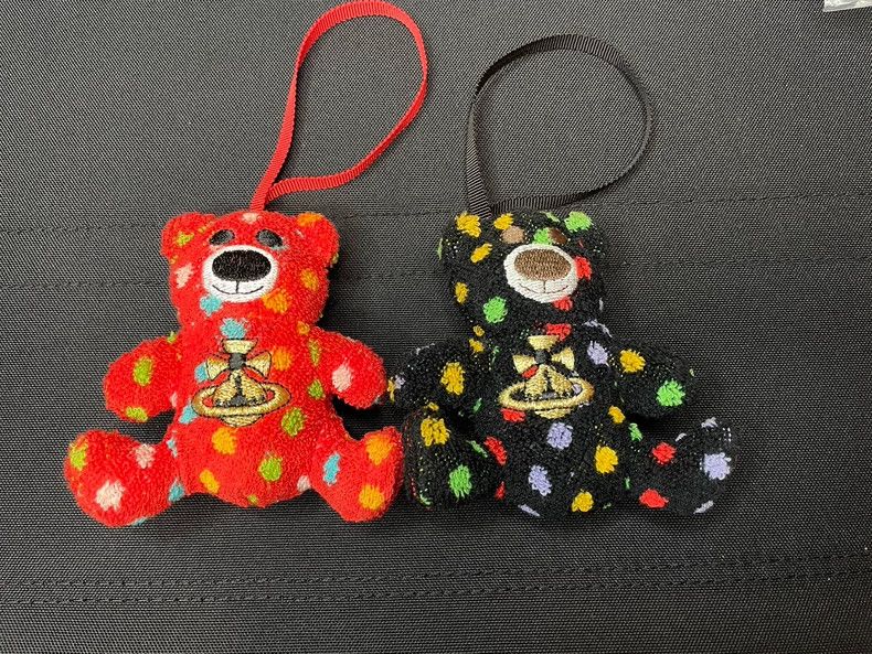 Vivienne Westwood Vivienne Westwood Old Green Plaid Mini Wallet Teddy Bear Size ONE SIZE - 6 Thumbnail