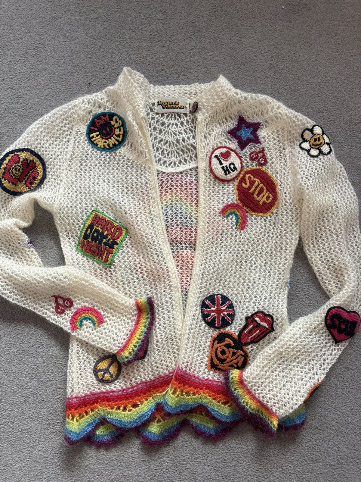 Hysteric Glamour Hysteric Glamour vintage crochet zipup Size S / US 4 / IT 40 - 2 Thumbnail