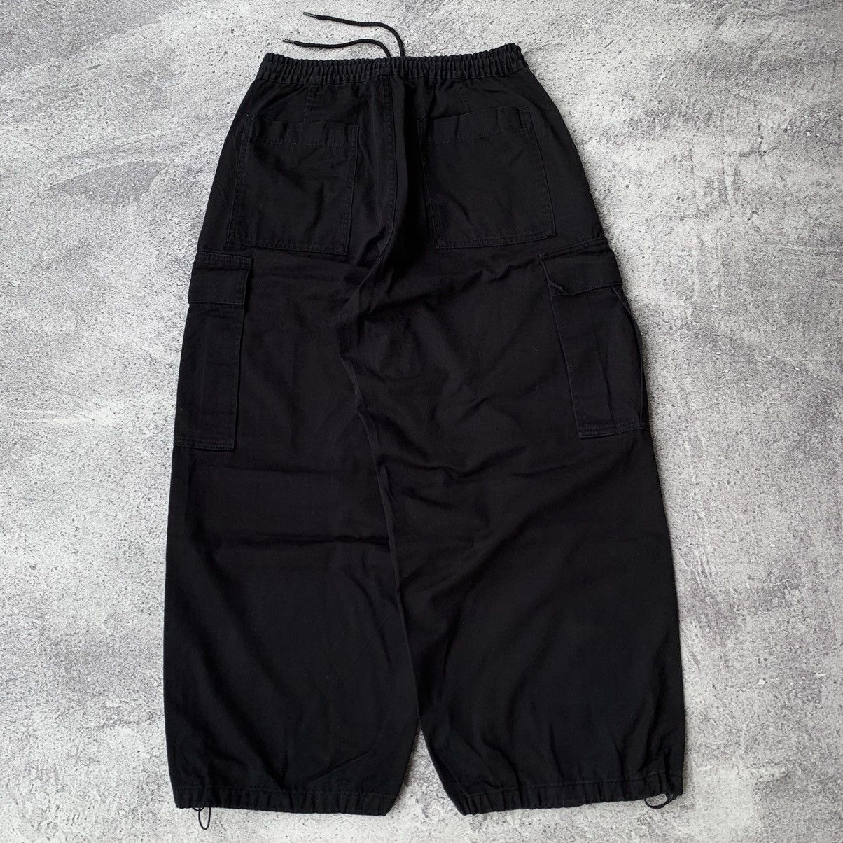 Japanese Brand Gu Super Wide Cargo Balloon Pants Like Yohji Yamamoto Size US 32 / EU 48 - 3 Thumbnail