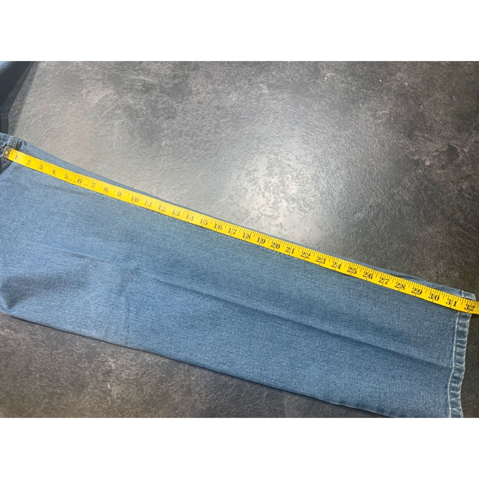 Denime HILTIL Jeans 40x32 Mens Blue Denim Straight Relaxed Fit Casual Size US 34 / EU 50 - 4 Thumbnail