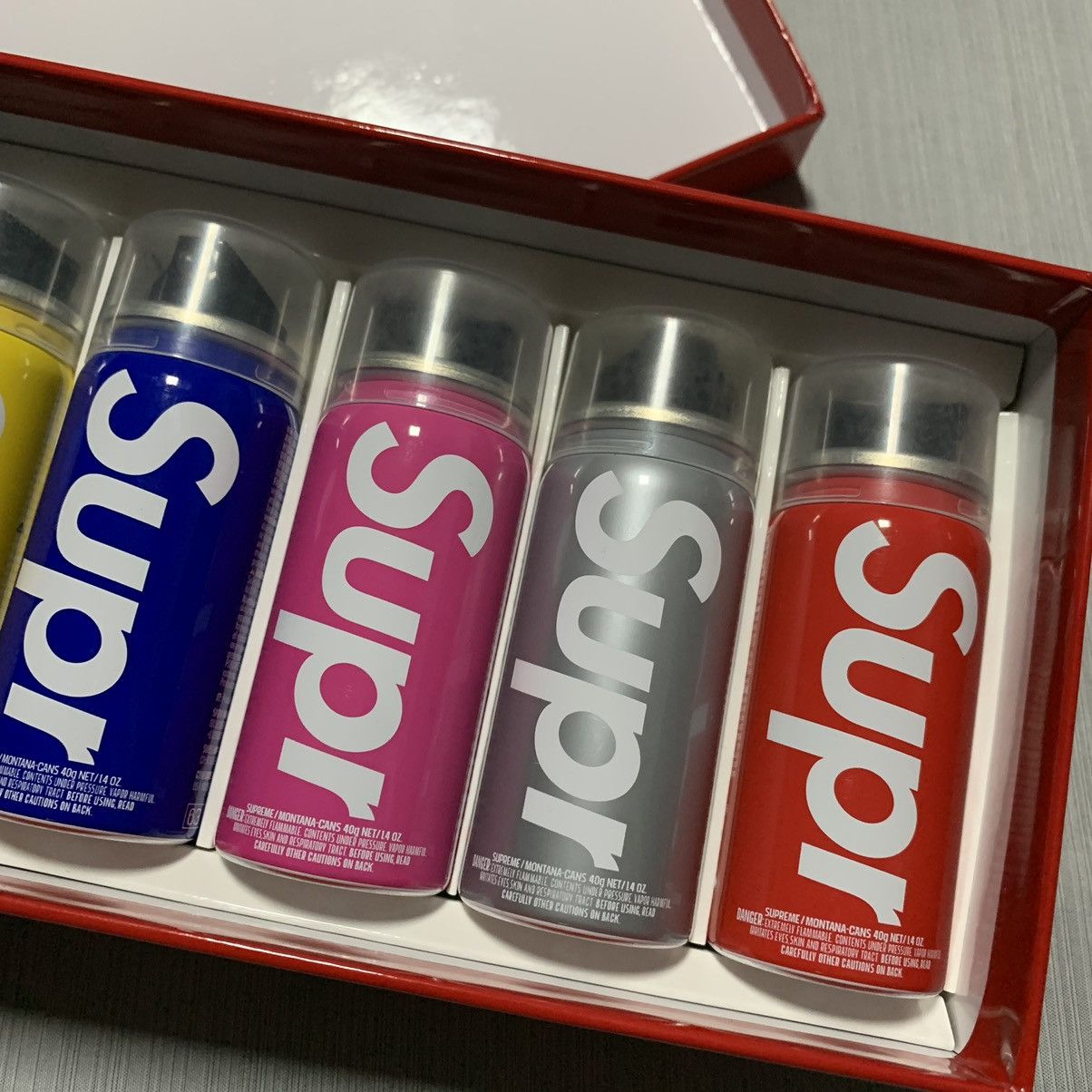 Supreme SUPREME x MontanaCans Mini Can Set Size ONE SIZE - 5 Thumbnail