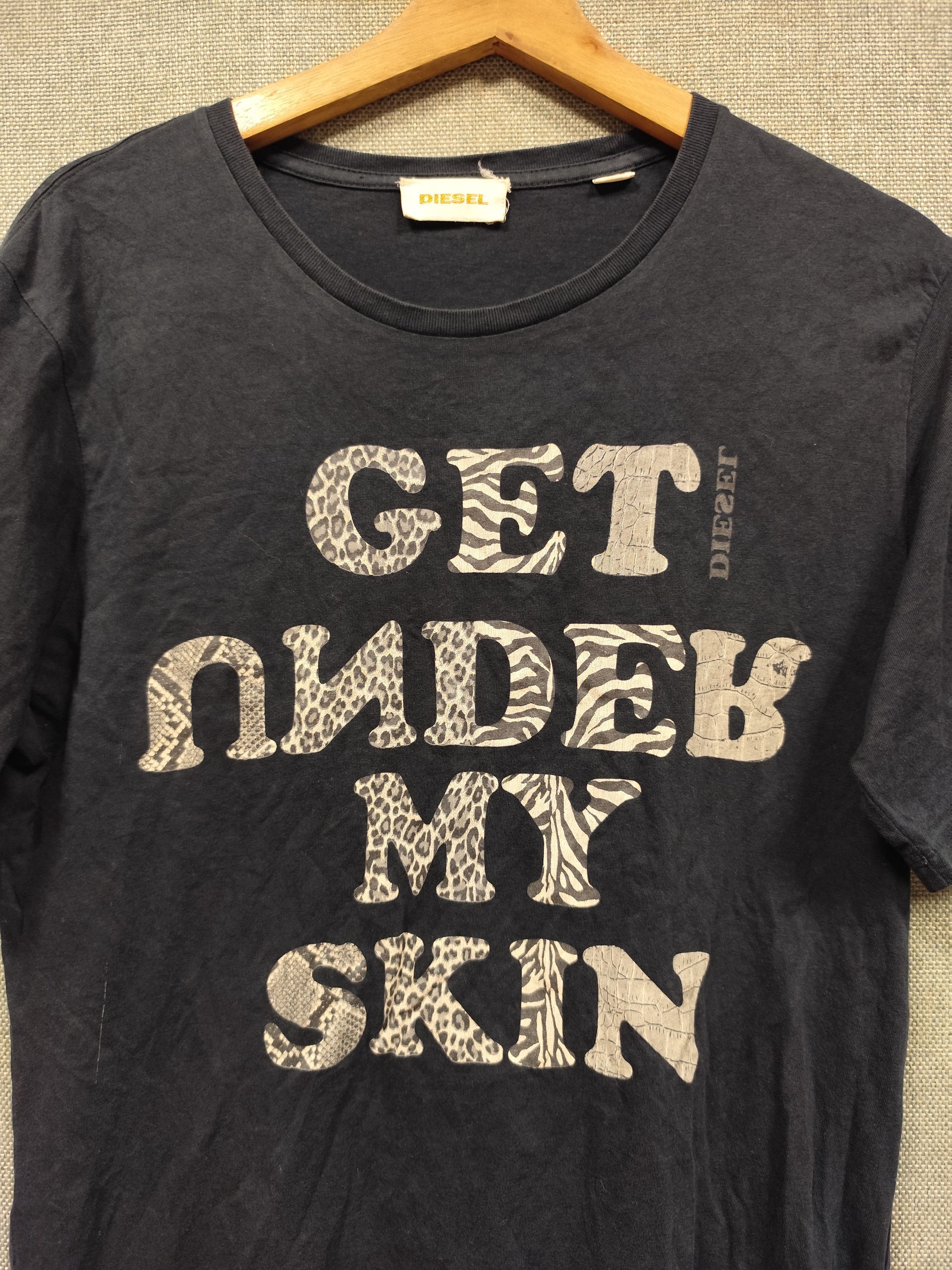 Diesel t shirt diesel get under my skin Size US M / EU 48-50 / 2 - 3 Thumbnail