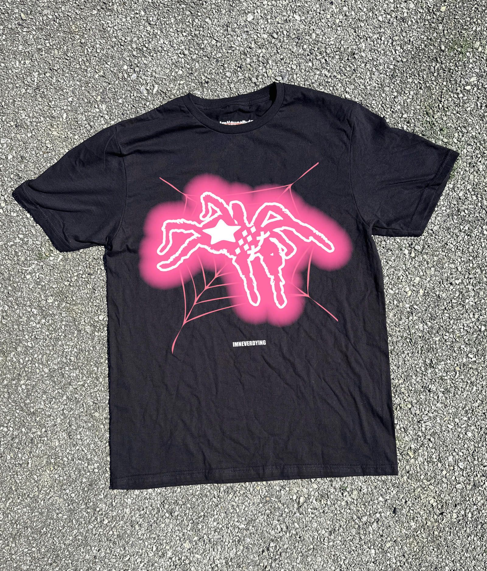 Japanese Brand Spinner Tee Black Pink Size US M / EU 48-50 / 2 - 1 Thumbnail