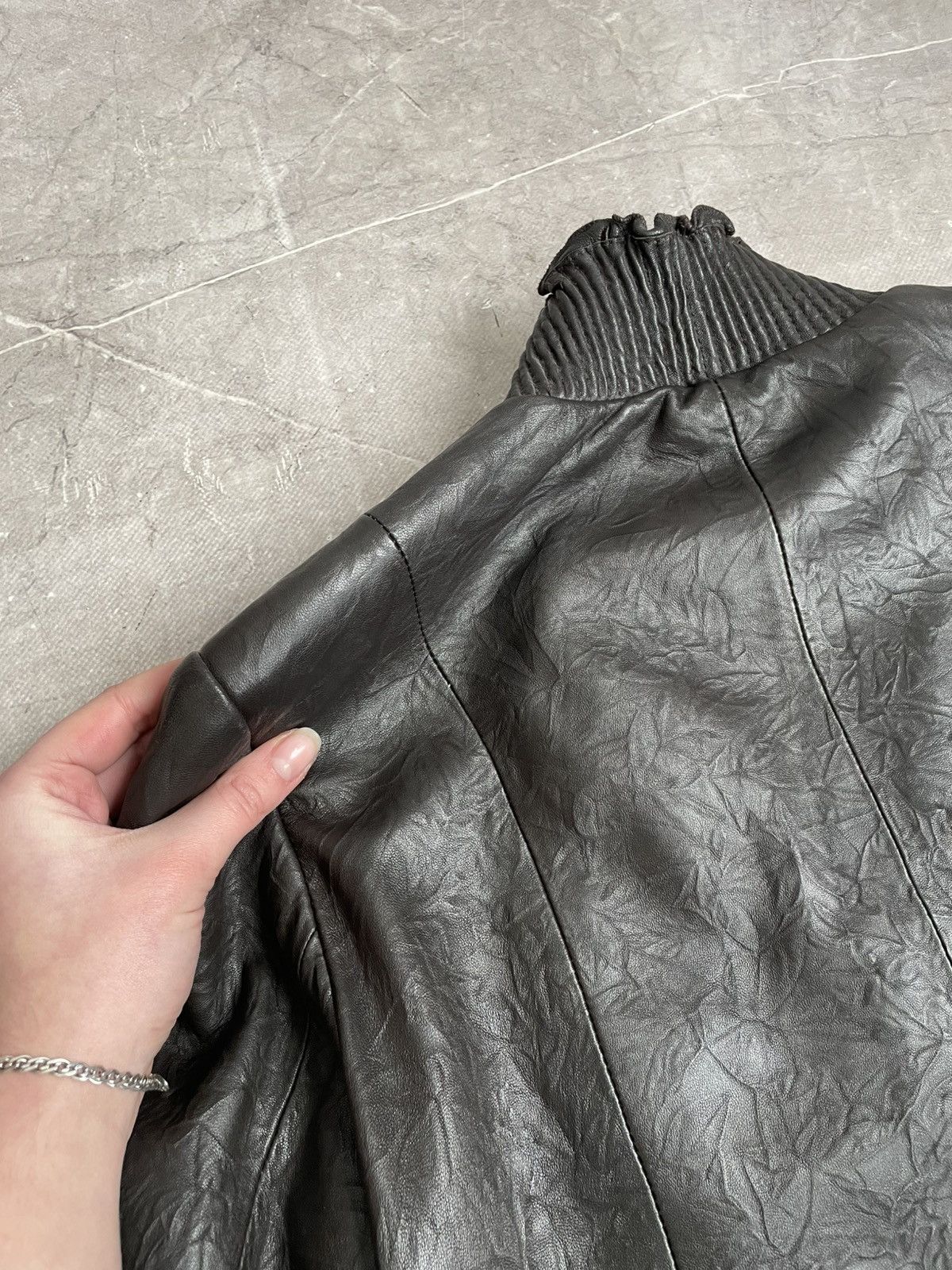 14th Addiction Leather napoleon jacket leather bomber ann demeulemeester Size M / US 6-8 / IT 42-44 - 12 Thumbnail