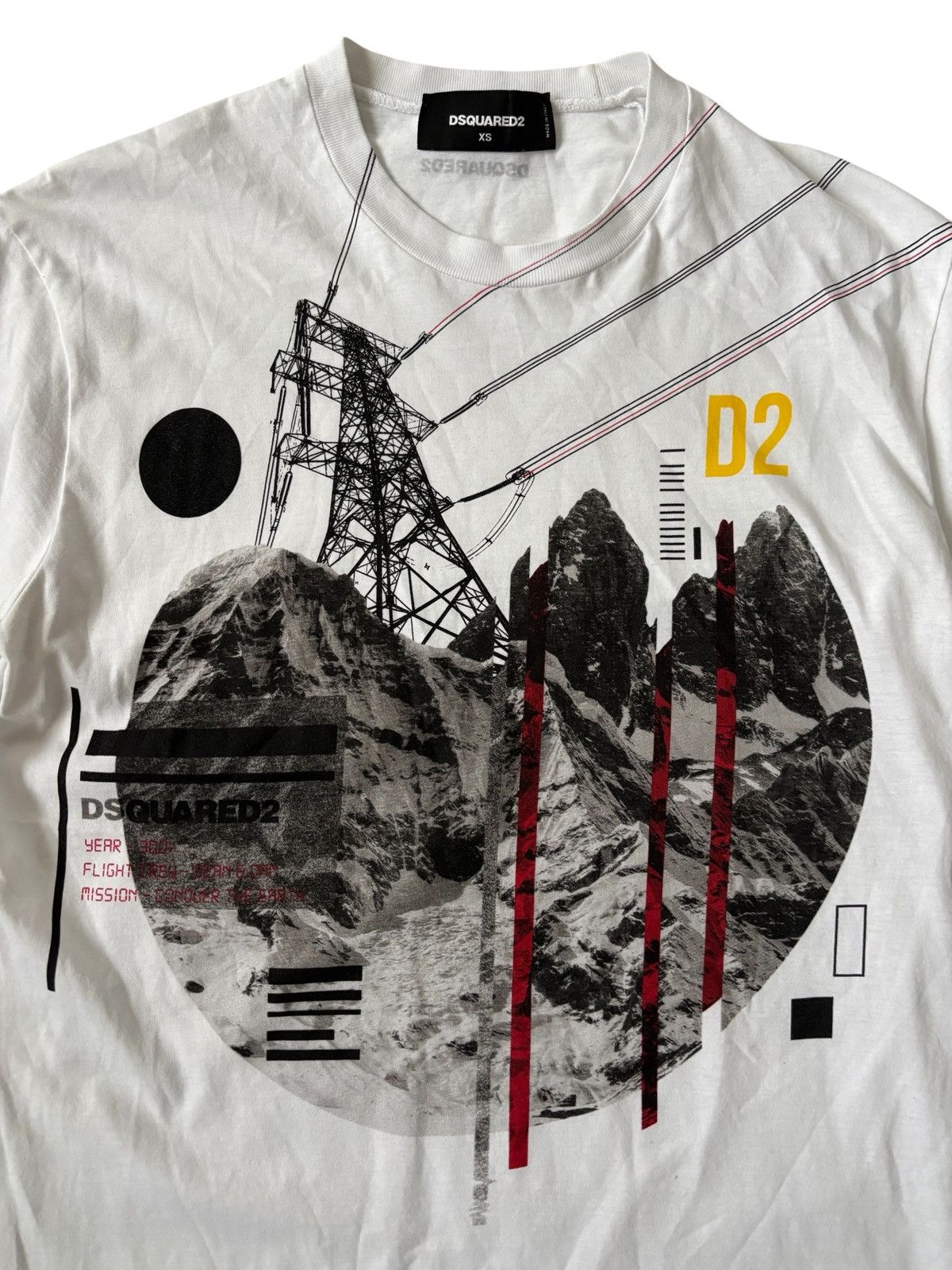 Dsquared2 Dsquared2 Mountains T-Shirt Size US XS / EU 42 / 0 - 2 Thumbnail