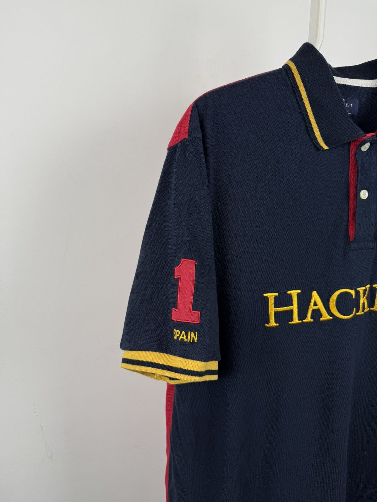 Hackett Hackett Spain National Team Polo Size US L / EU 52-54 / 3 - 3 Thumbnail