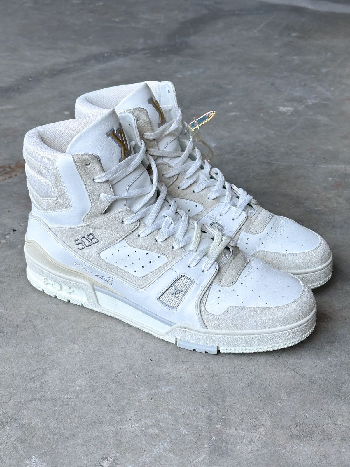 Louis Vuitton Louis Vuitton High Top Trainers Size US 9 / EU 42 - 3 Thumbnail