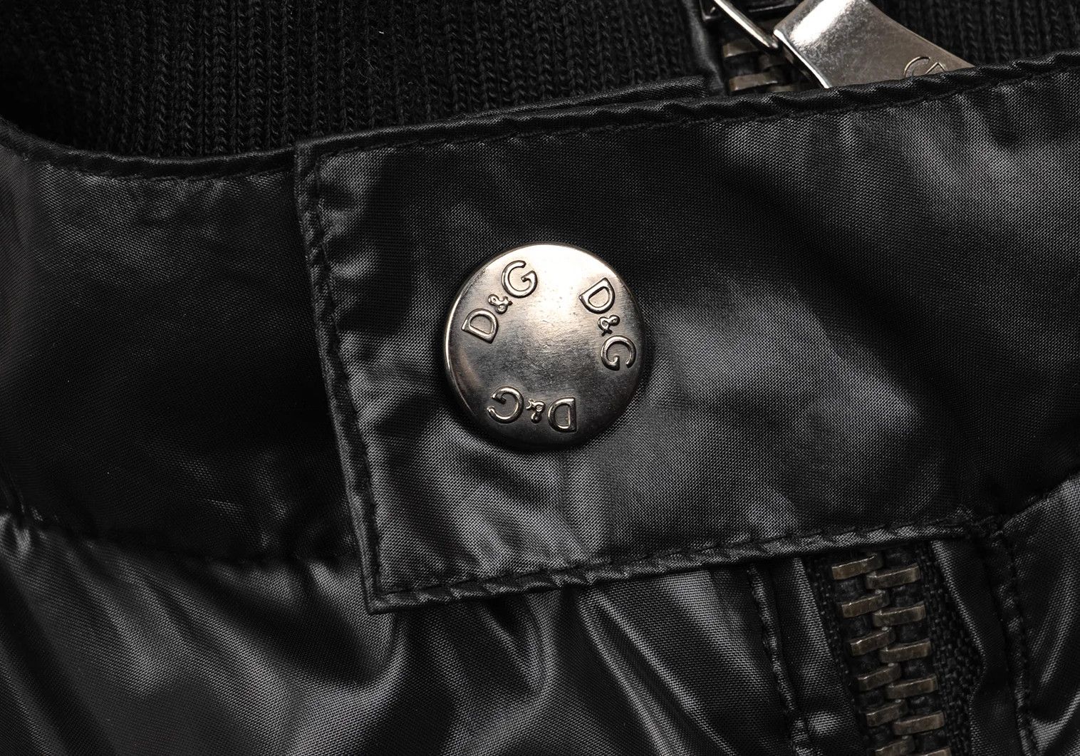 Polyester Zip Pocket Blouson in Black, Size 46