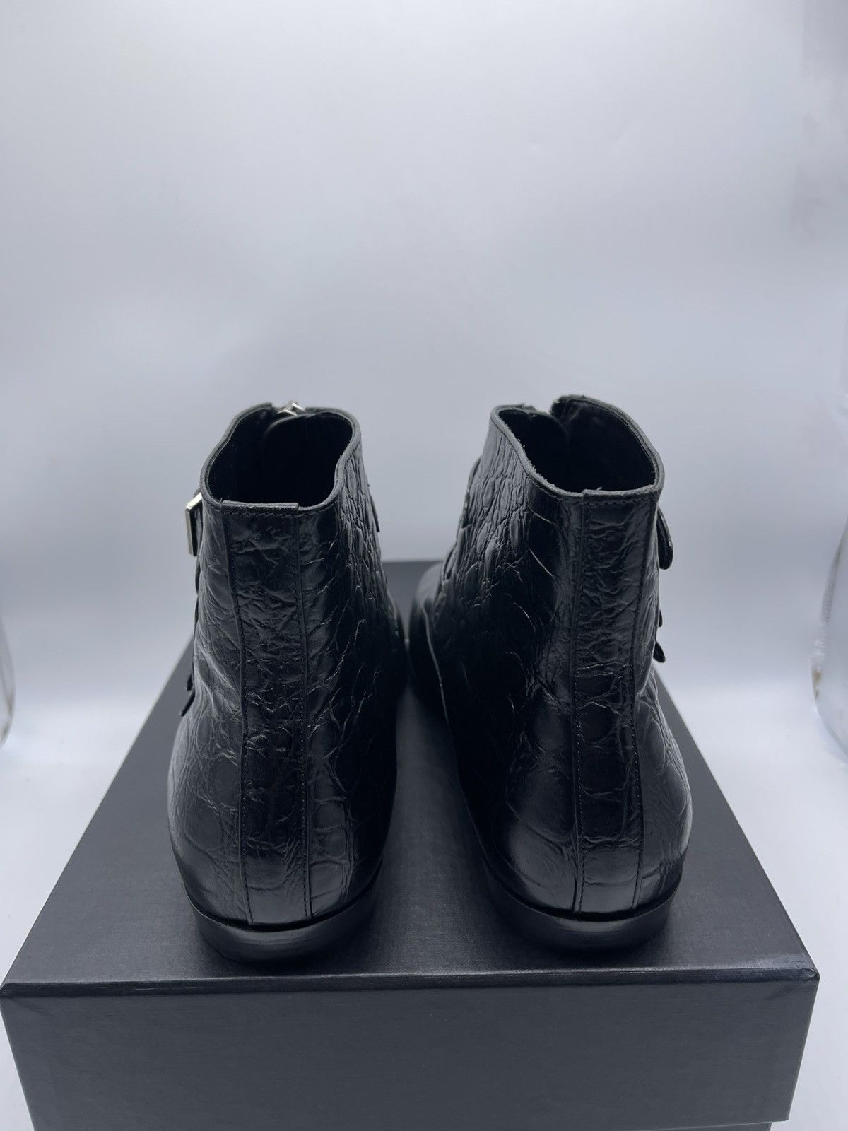 Saint Laurent Paris Saint Laurent GOTH 15 ZIP BUC Boots eu41 Size US 8 / EU 41 - 4 Thumbnail