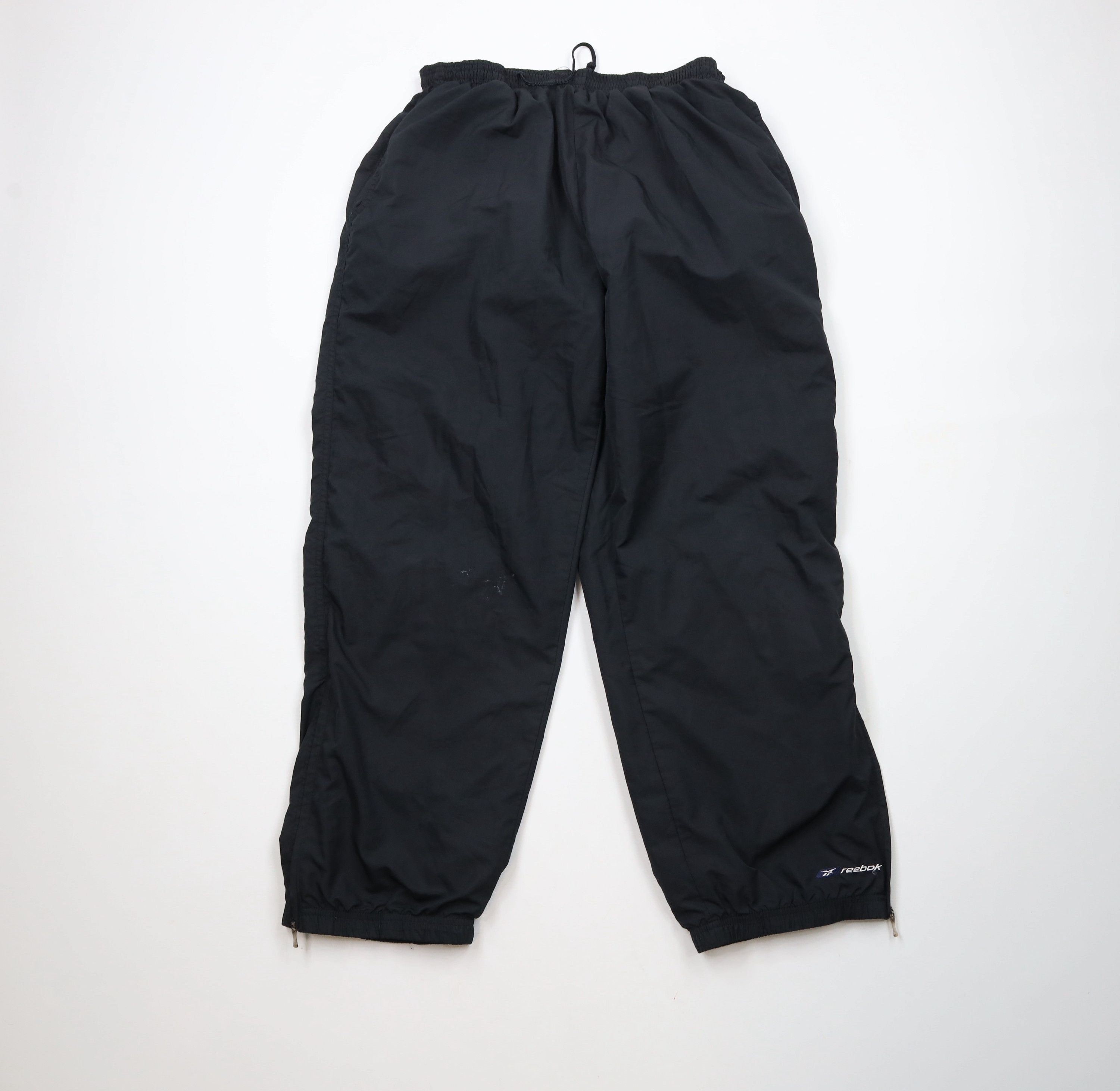 Reebok × Vintage Vintage 90s Reebok Spell Out Lined Windbreaker Joggers Pants Size US 32 / EU 48 - 1 Thumbnail
