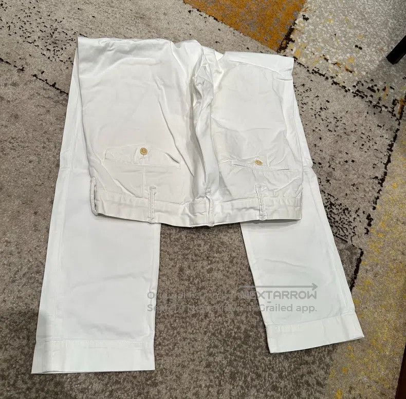 RRL Ralph Lauren RRL Ralph Lauren Old white casual pants, officer pants Size US 30 / EU 46 - 2 Thumbnail