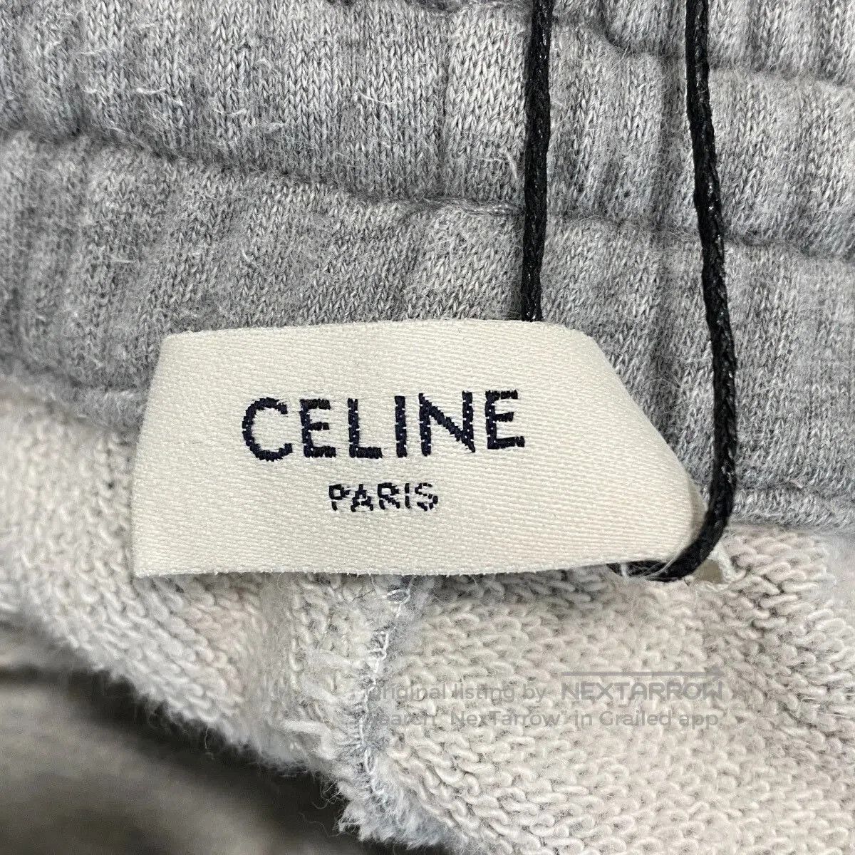 Celine Celine Gray Logo Trousers XXS. Size 22" - 4 Thumbnail