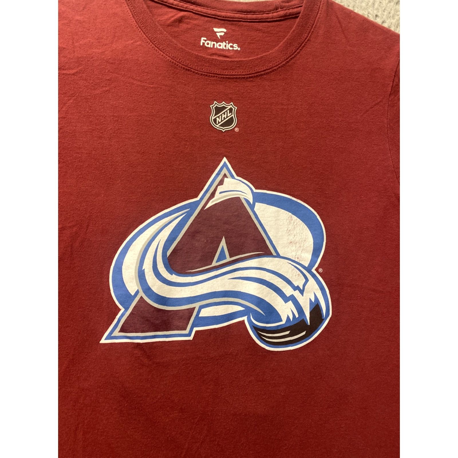 Vintage VINTAGE Fanatics Avalanche Tshirt Long Sleeve Crew Neck Maroon S Men Logo 107-8 Hockey Size US S / EU 44-46 / 1 - 2 Thumbnail