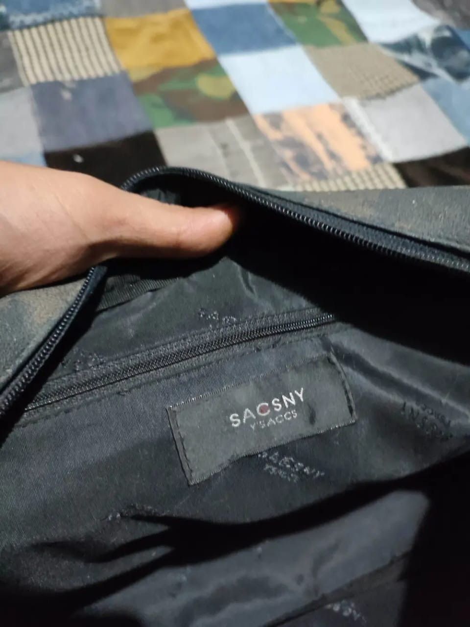 Y's × Yohji Yamamoto Ysaccs by Yohji Yamamoto Crossbody Sling bag Puzzle Print Size ONE SIZE - 13 Thumbnail