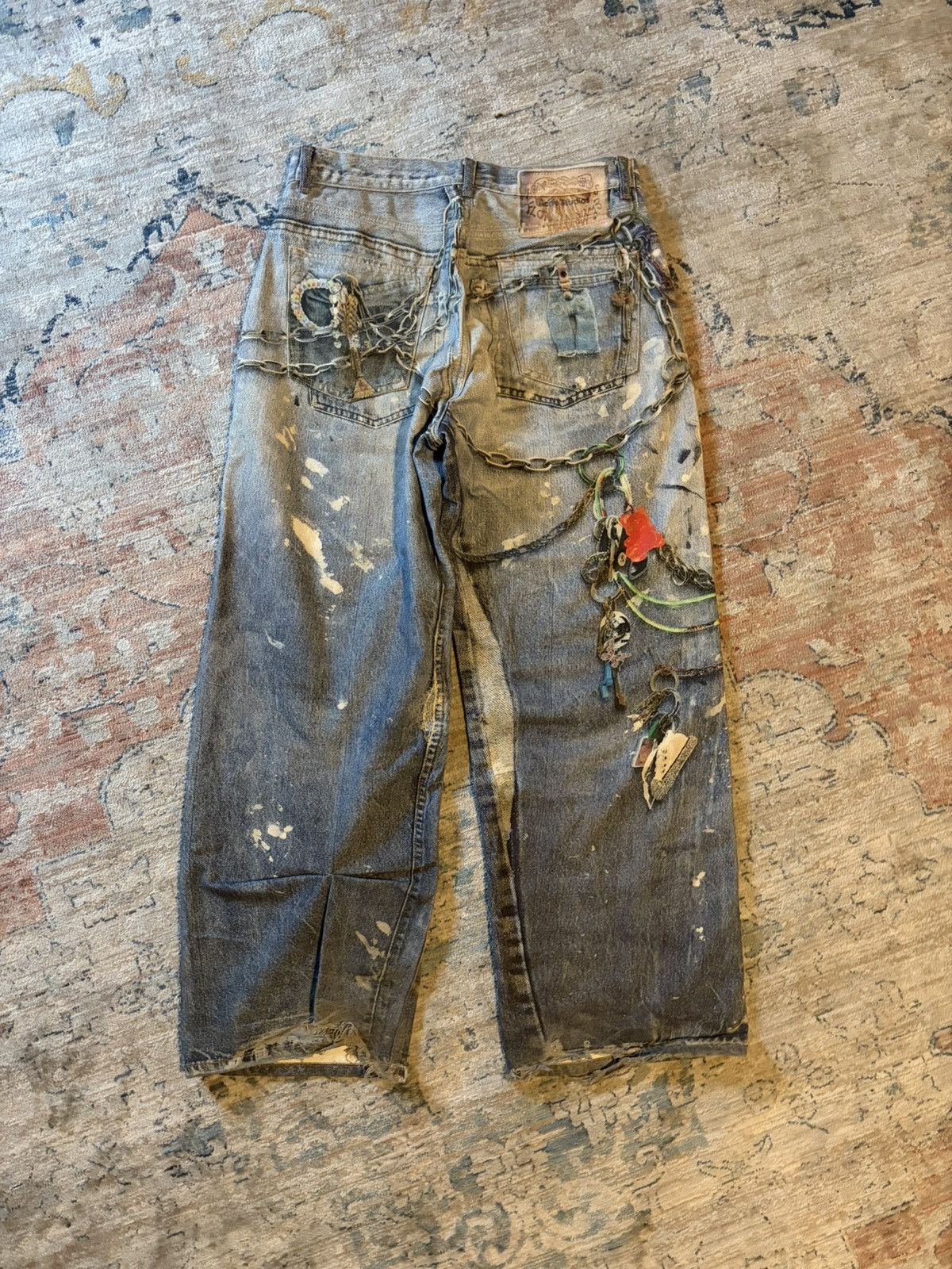 Acne Studios acne studios trompe l'oeil print keychain baggy jeans Size US 32 / EU 48 - 4 Thumbnail
