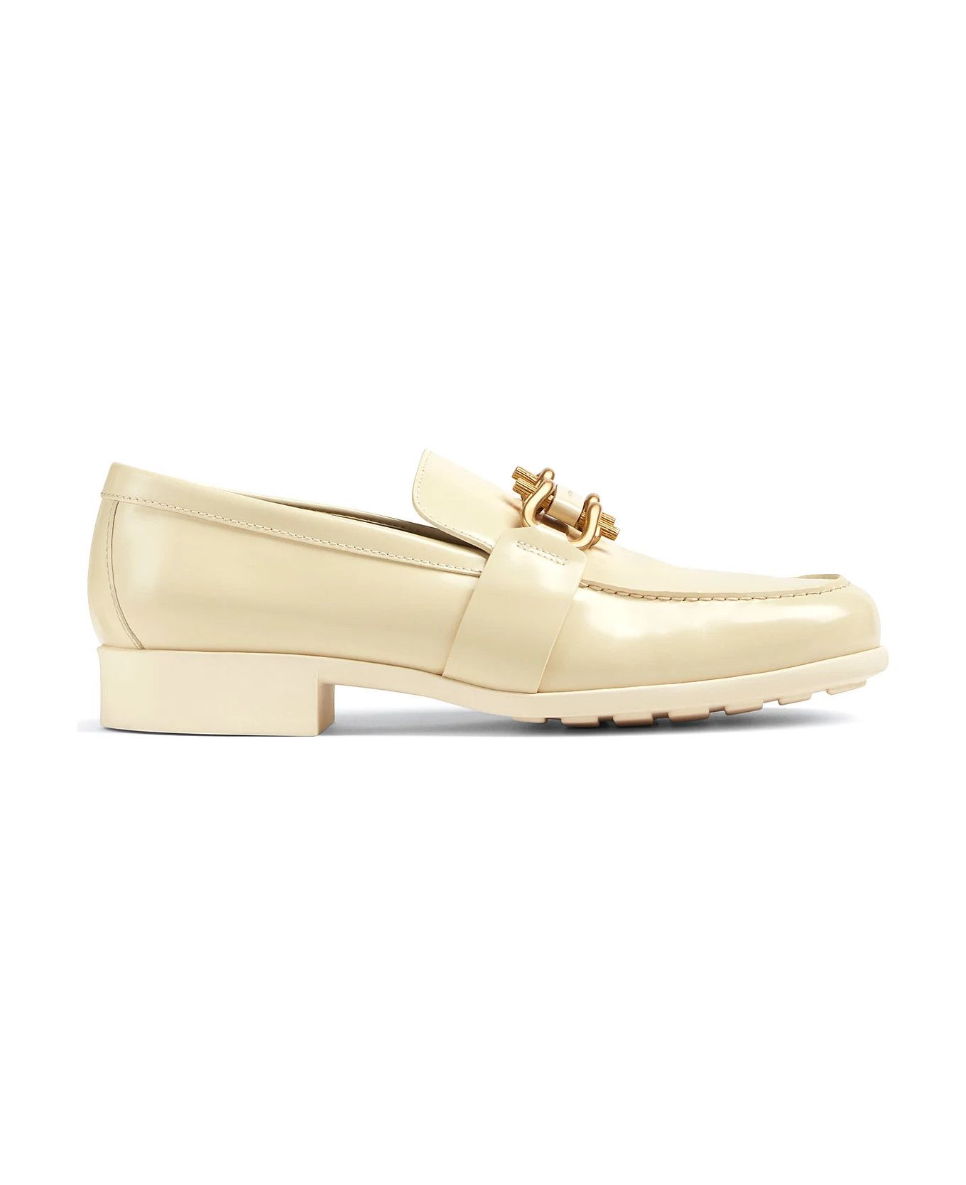 Bottega Veneta o1n1vont0625 Monsieur Mocassin Calfskin Loafers in Butter Size US 6.5 / IT 36.5 - 1 Thumbnail