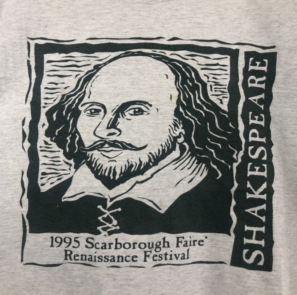 Vintage Vintage Shakespeare 1995 T-Shirt Size US XL / EU 56 / 4 - 2 Thumbnail