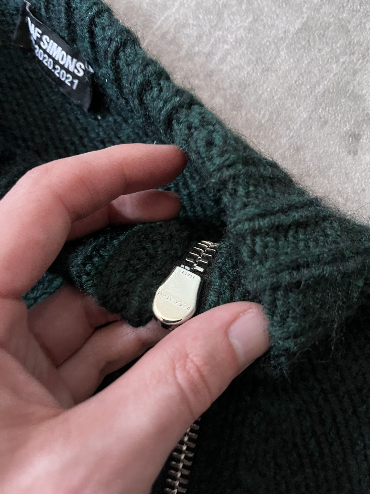 Raf Simons Raf Simons A/W 2020/21 letter A patch sweater green Size US S / EU 44-46 / 1 - 10 Thumbnail