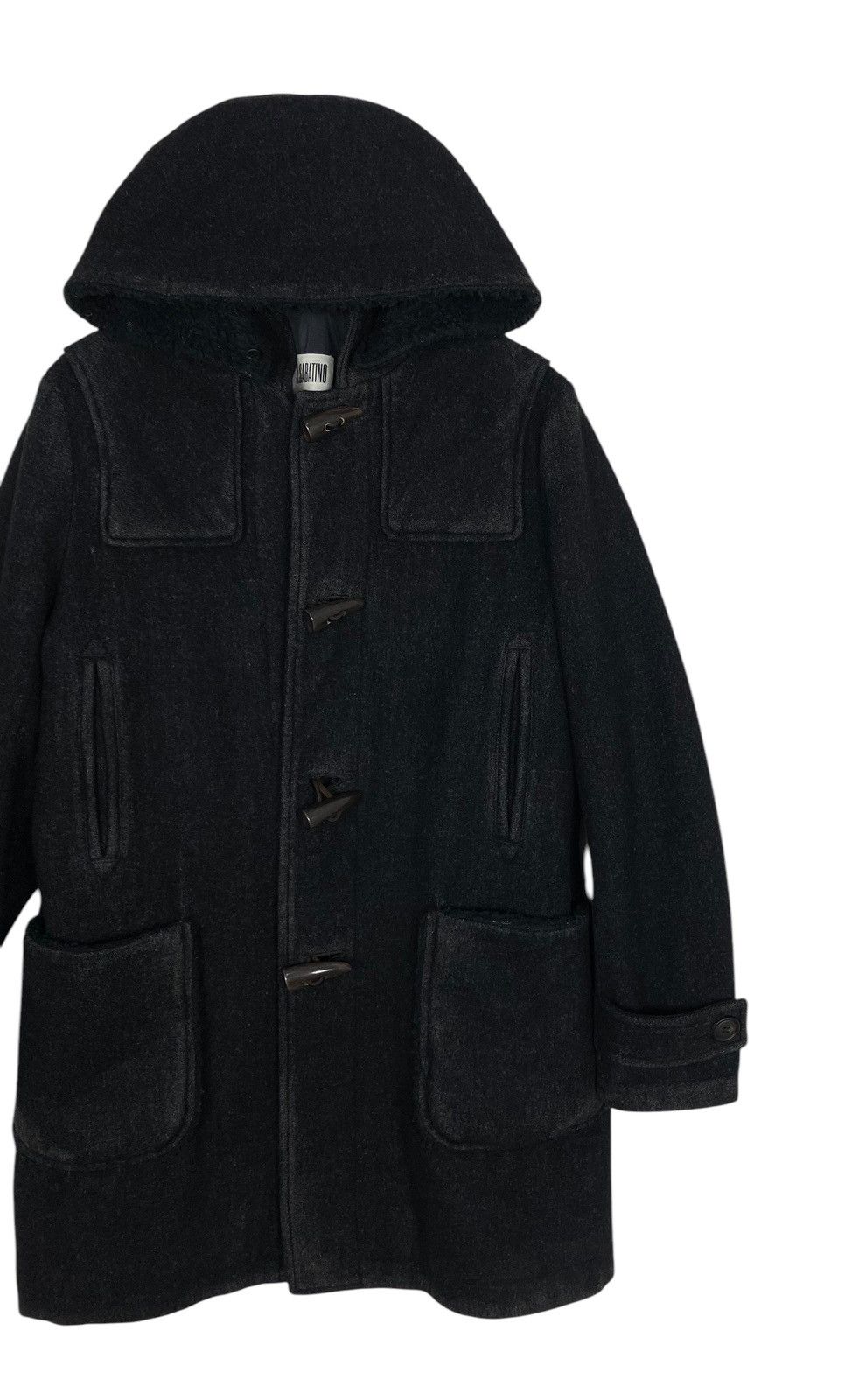 Japanese Brand Rare‼️ Vtg J. Sabatino Wool Hoodie Duffle Coat Made Japan Size US S / EU 44-46 / 1 - 3 Thumbnail