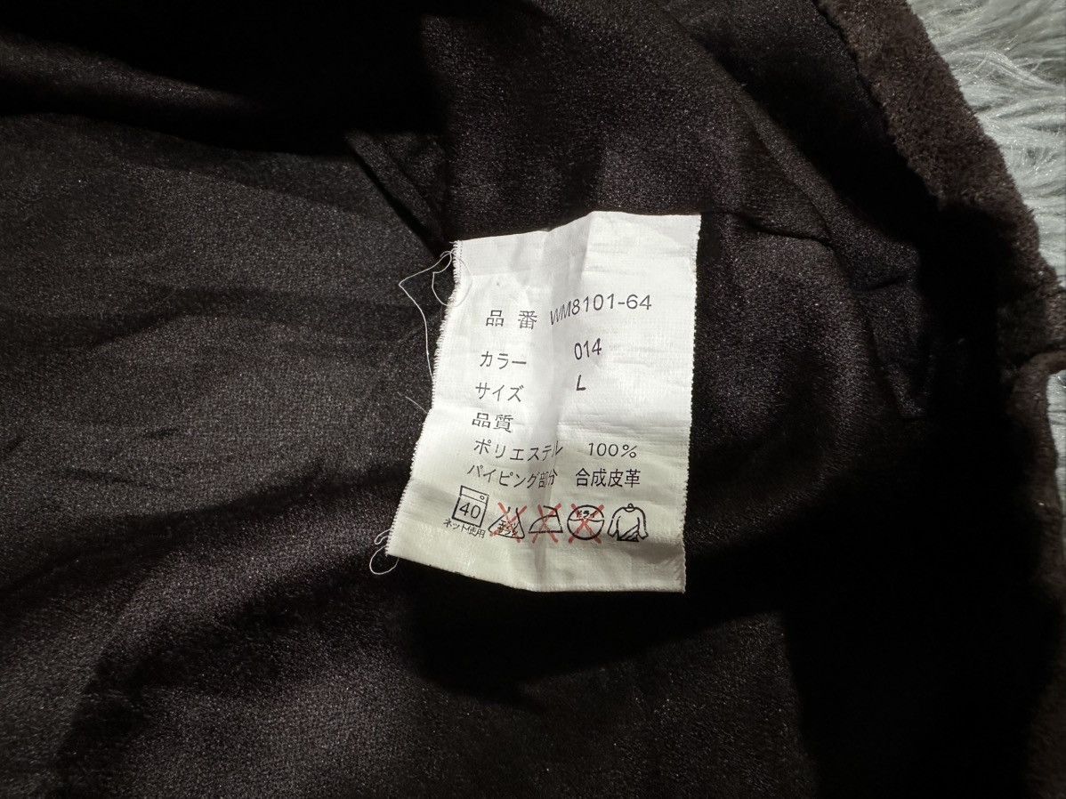 If Six Was Nine 🔥Sick Y2K Omkoe Waxed Suede Western Shirt ZipperGoth Punk Size US L / EU 52-54 / 3 - 9 Thumbnail