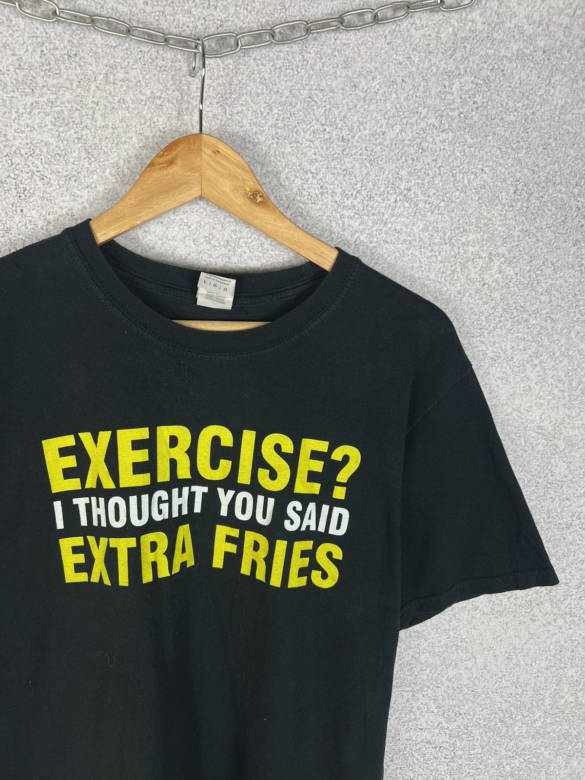 Vintage Vintage Humor Y2K Tee Fitness Sport Funny T-Shirt Size US L / EU 52-54 / 3 - 2 Thumbnail