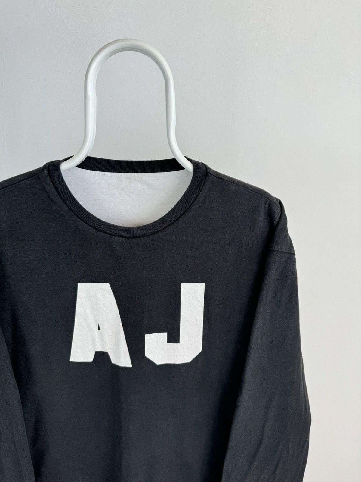Armani Vintage Rare Armani Jeans Two Sides Big Logo Long Sleeve Size US L / EU 52-54 / 3 - 3 Thumbnail