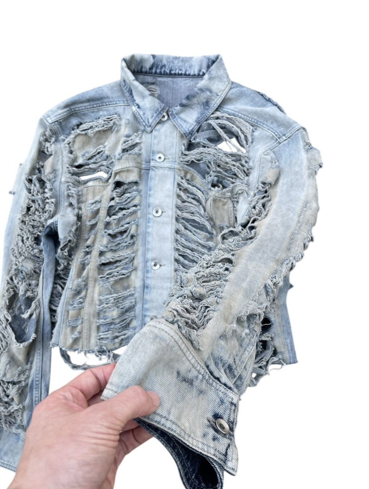Rick Owens Rick Owen’s Destroyed Worker Jacket Size US M / EU 48-50 / 2 - 4 Thumbnail