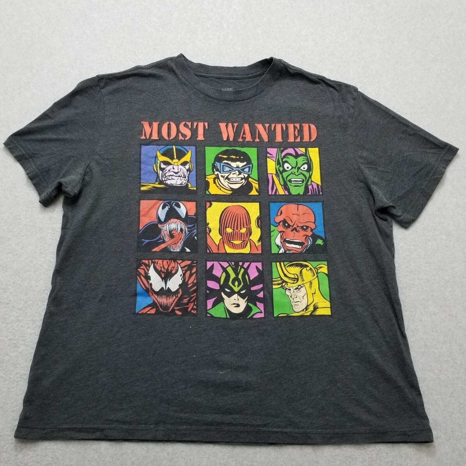 Marvel Comics Marvel Shirt Mens 2XL Most Wanted Marvel Characters Size US XXL / EU 58 / 5 - 1 Thumbnail