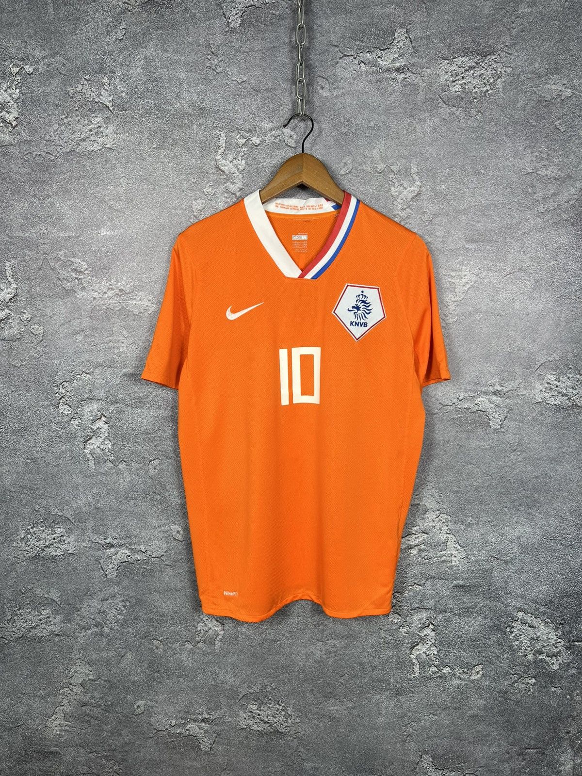 Nike Vintage Nike 2008/10 Nederland #10 Sneijder Holland Jersey Size US M / EU 48-50 / 2 - 1 Thumbnail
