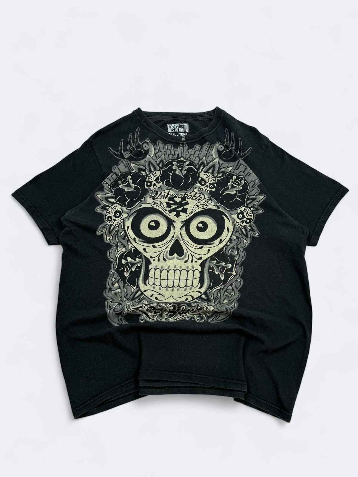 Zoo York Vintage Y2K Zoo York Jnco Style Skulls T-Shirt Size US L / EU 52-54 / 3 - 1 Thumbnail