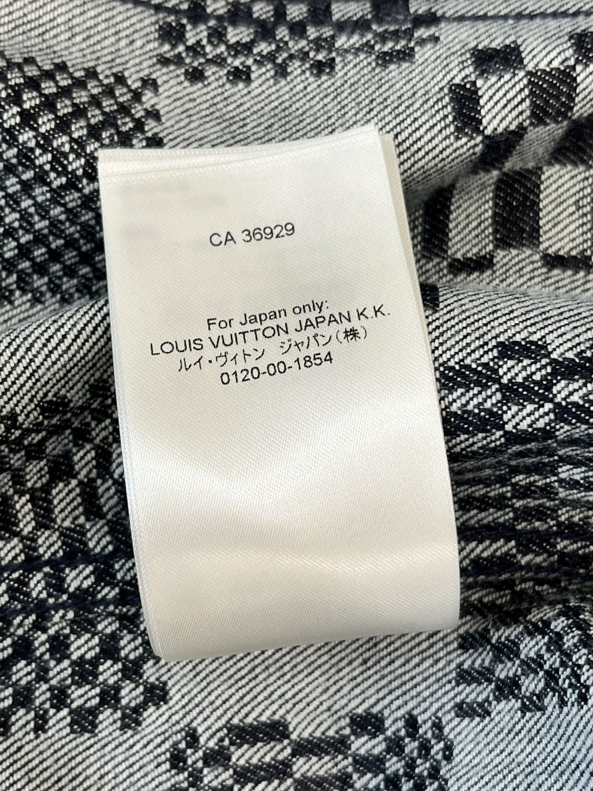 Louis Vuitton Louis Vuitton Damien Distorted Denim Jacket Size US M / EU 48-50 / 2 - 11 Thumbnail