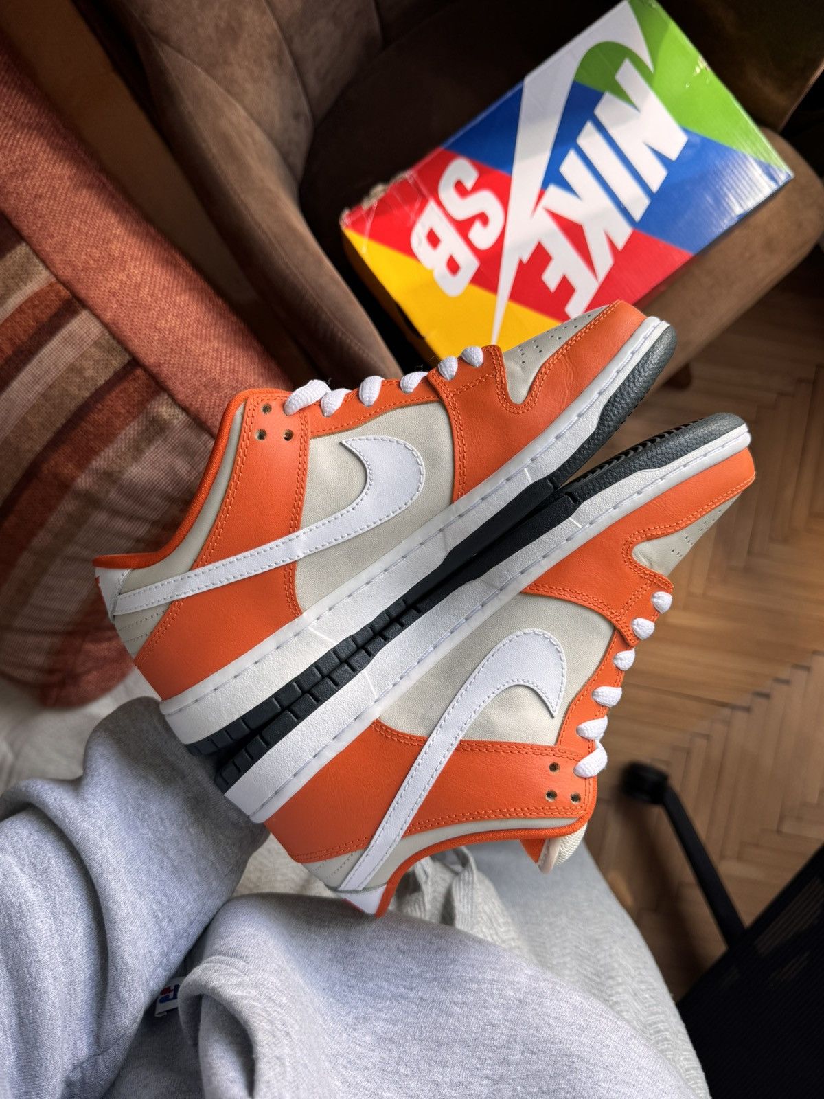 Nike VNDS! 2016 Nike SB Dunk Low Orange Box Size US 8 / EU 41 - 11 Thumbnail
