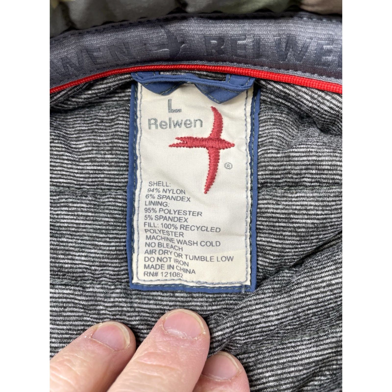 Relwen Relwen Jacket Mens L Camo Quilted Windzip Snap Zip Outdoor Hiking Size US L / EU 52-54 / 3 - 4 Thumbnail