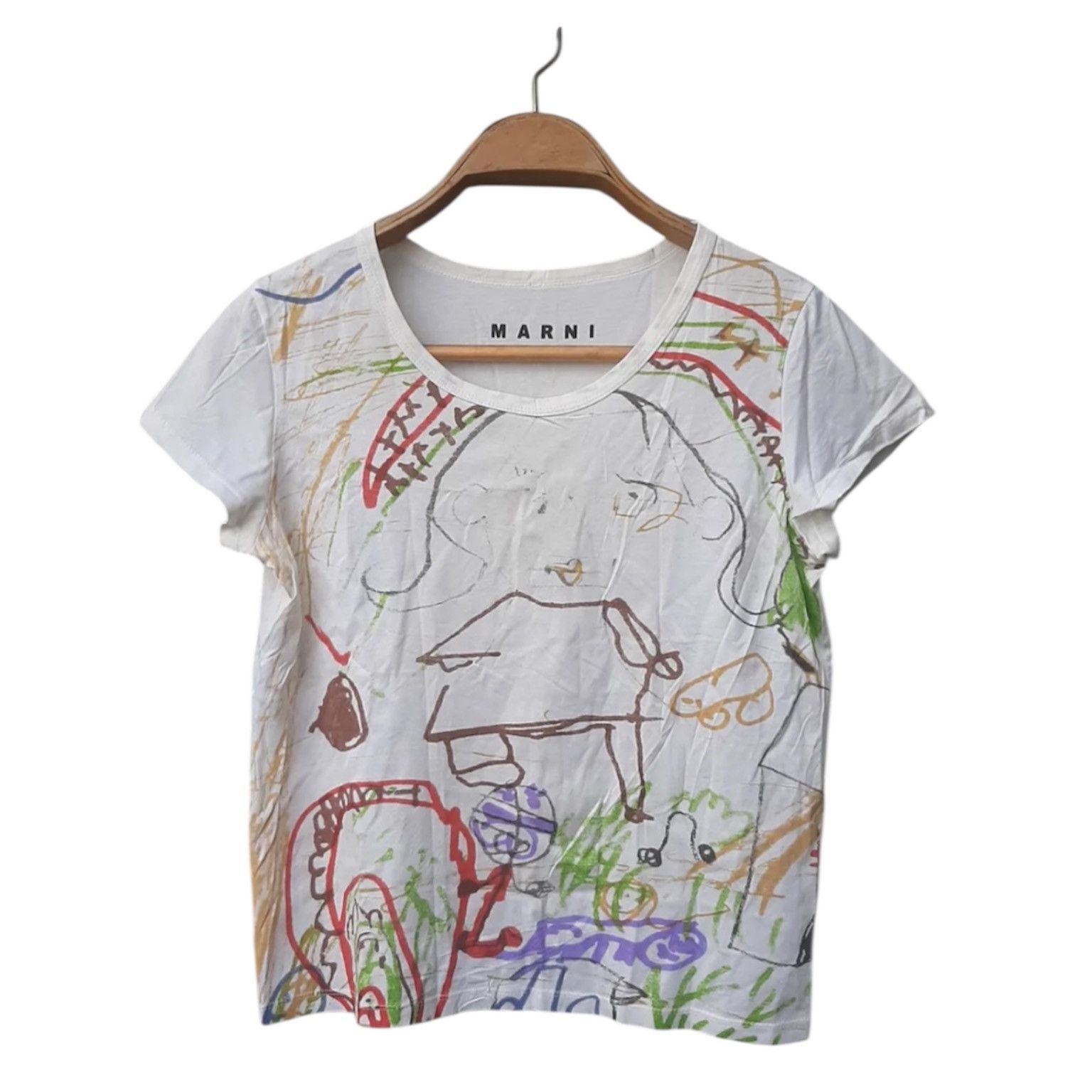 Marni 2000s Marni Art Tee Size US S / EU 44-46 / 1 - 1 Thumbnail