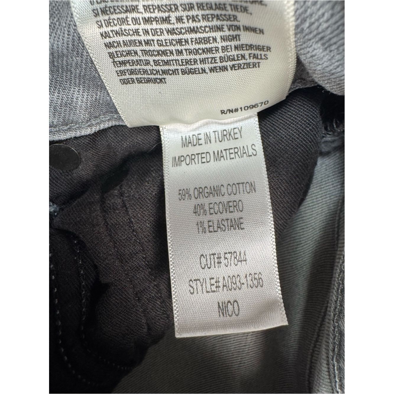 Agolde AGOLDE Nico High Rise Slim Jeans Size 24 Size 24" / US 00 / IT 34 - 8 Thumbnail
