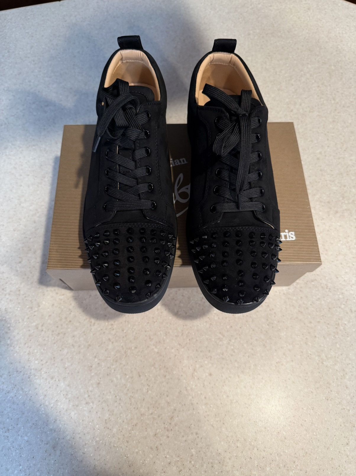 Christian Louboutin Christian Louboutin Men's Louis Junior Spikes Size 45 Size US 11.5 / EU 44-45 - 3 Thumbnail