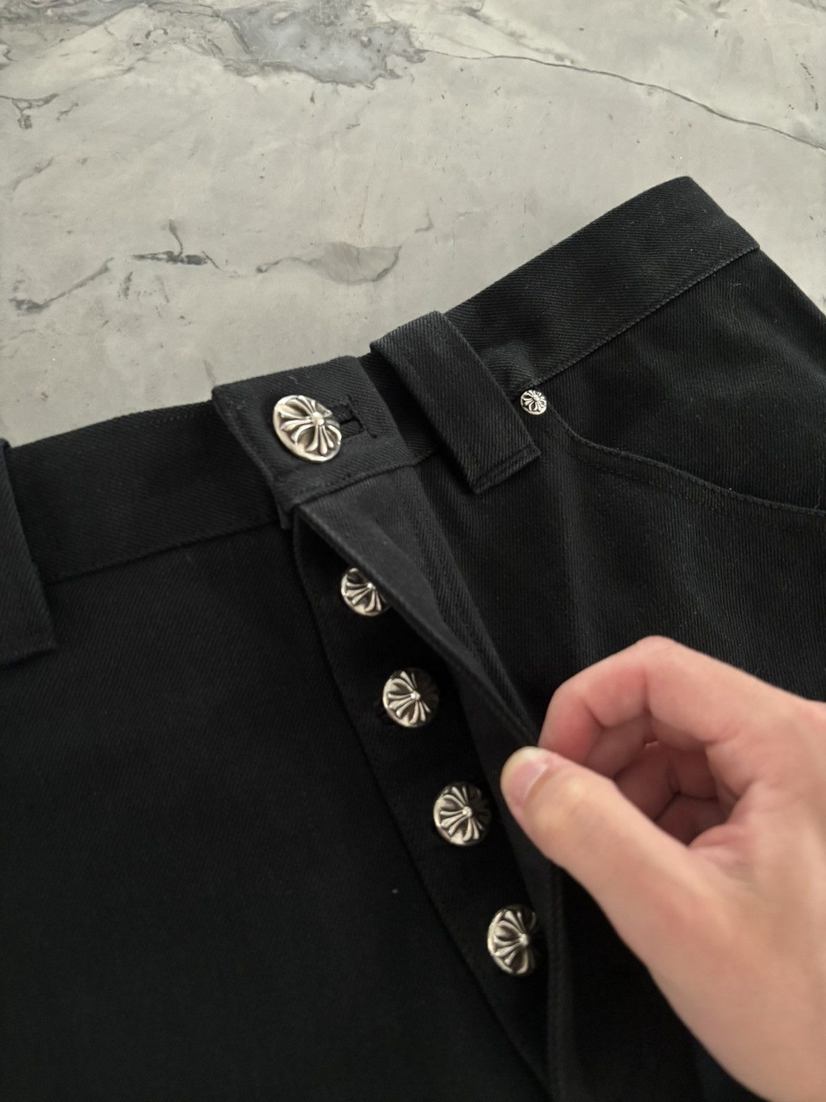 Chrome Hearts Chrome Hearts Streetsweepers KS Devil Dog Mix Size US 32 / EU 48 - 5 Thumbnail
