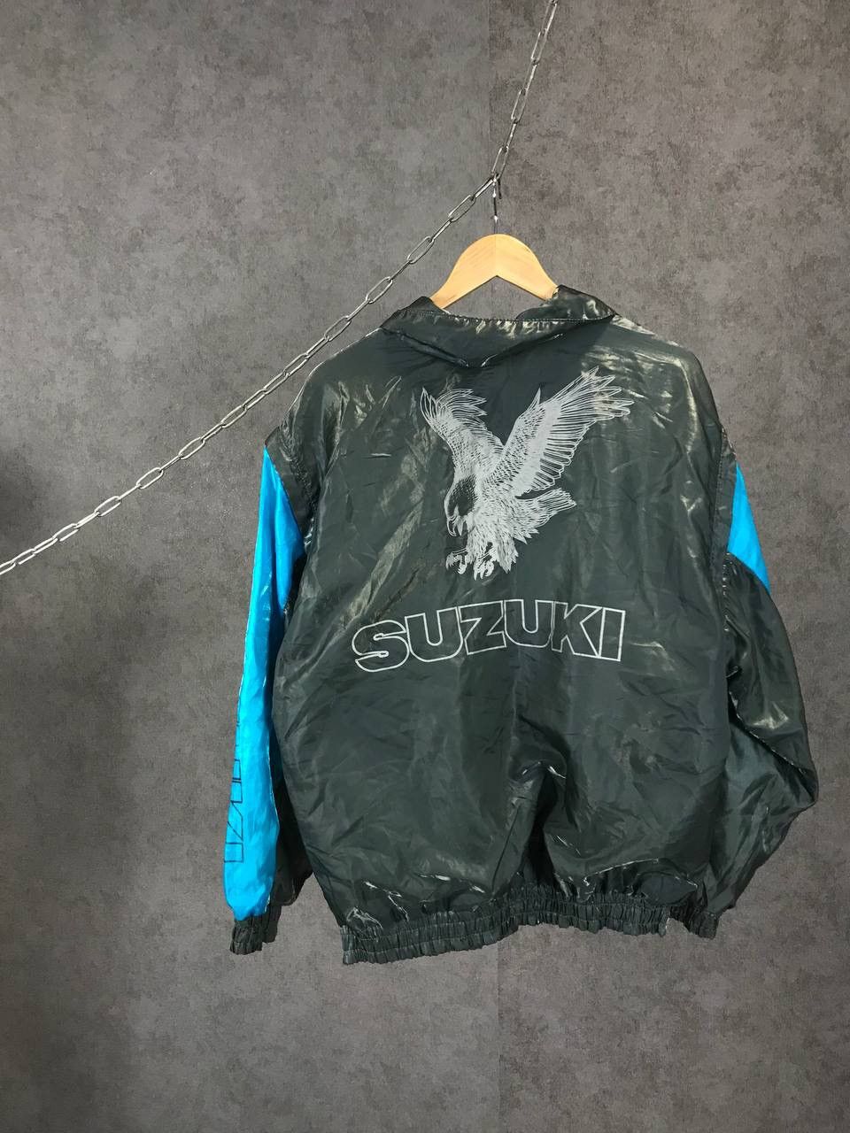 Vintage Suzuki MOTO vintage 2 in 1 overprinted vest/jacket Size US XL / EU 56 / 4 - 2 Thumbnail
