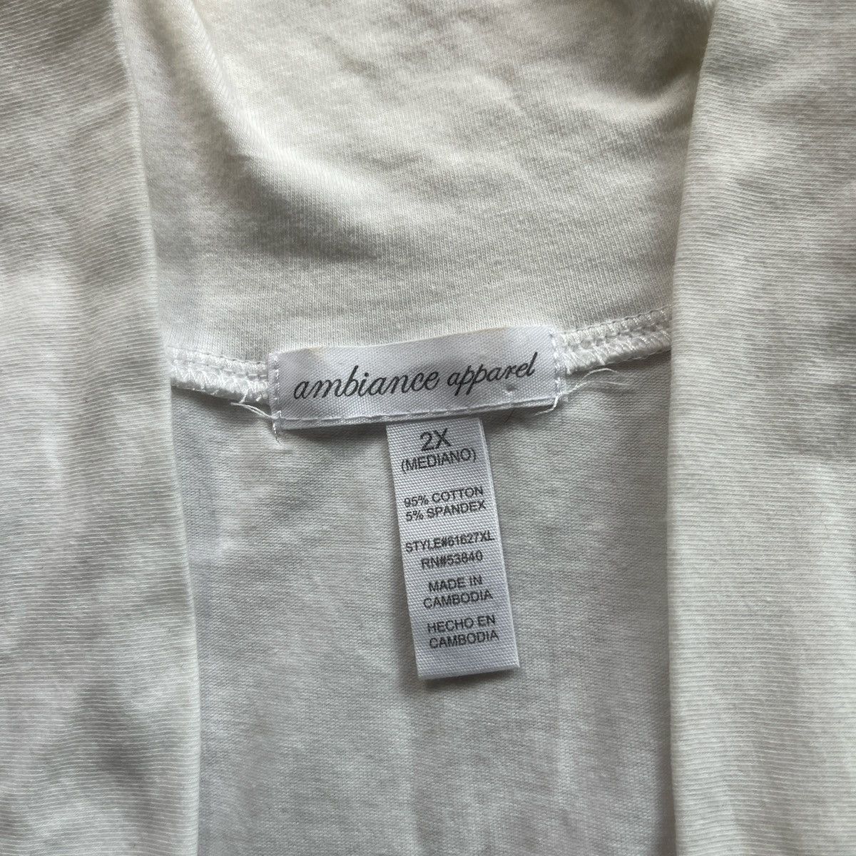 Vintage Vintage Y2K 2000s White Cotton Bolero Shrug Crop Top S/M Size M / US 6-8 / IT 42-44 - 8 Thumbnail