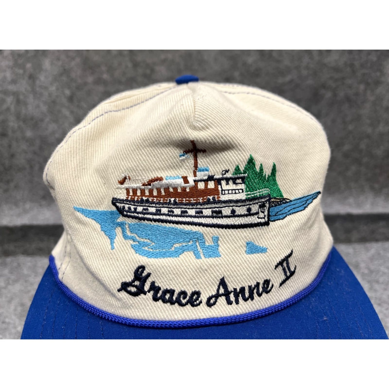 Titleist Vintage Titleist Baseball Cap Hat 90s Outdoor Yacht Cotton Adjustable Mens Blue White Size ONE SIZE - 2 Thumbnail