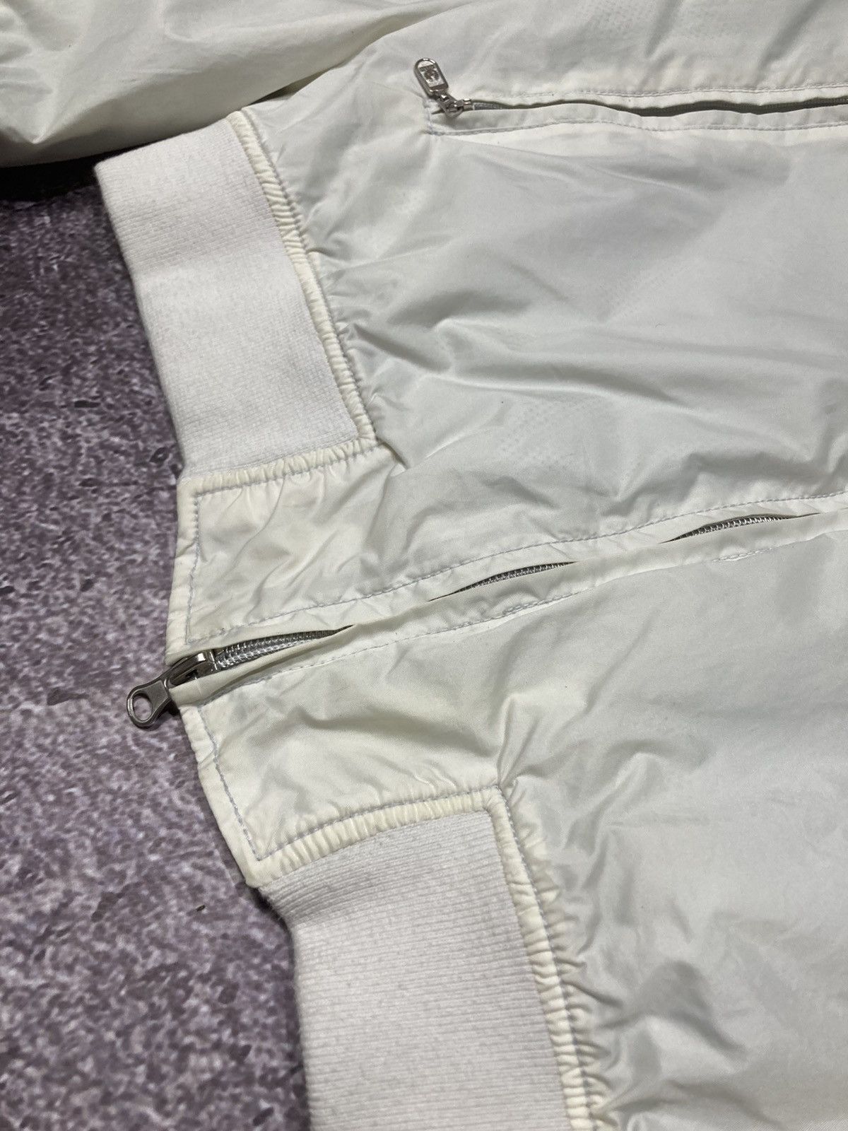 Belstaff Belstaff Nylon Jacket Bomber Silver Size L Biker Size US L / EU 52-54 / 3 - 4 Thumbnail